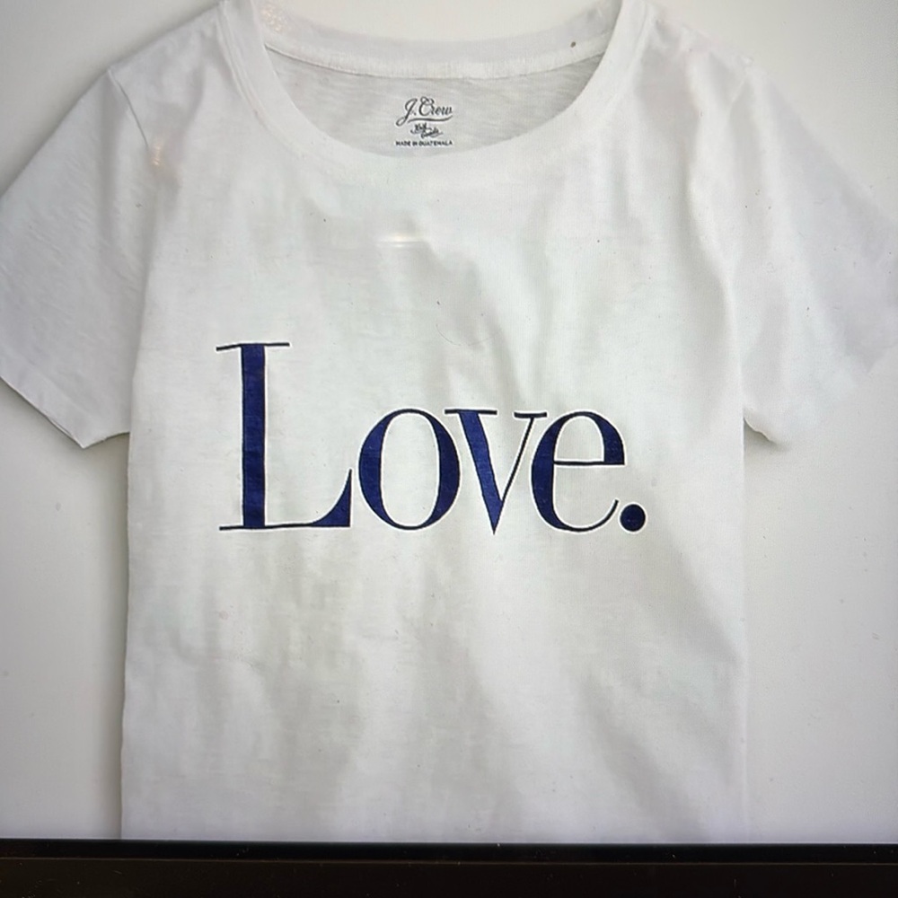 Vintage cotton “Love” tee